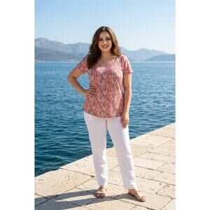 LuLaRoe Perfect T Pink Diamonds M